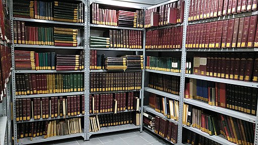 Municipal Archives in Aldaia, Spain. Many national records and documents were stored in large centralized archive repositories beginning in the 17th century.